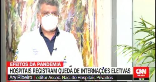 Dr. Ary Ribeiro – CEO do Sabará Hospital Infantil-  é entrevistado pela TV CNN Brasil
