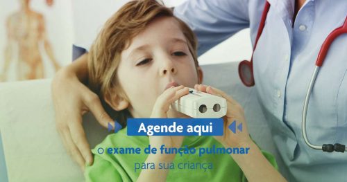 Agende Exame de Função Pulmonar para sua Criança