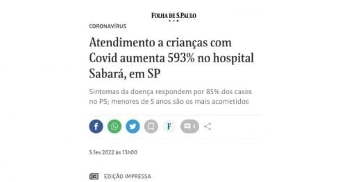 Folha de SP faz matéria especial no Sabará Hospital Infantil