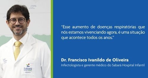 Dr. Francisco Ivanildo de Oliveira, Infectologista e gerente médico do Sabará Hospital Infantil participa de matéria do Jornal da Record News