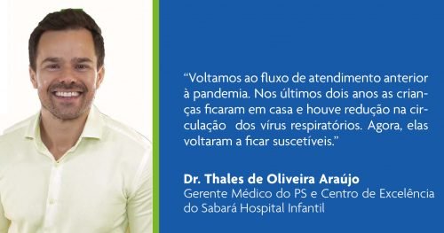 O Gerente do PS, Dr. Thales Araújo, é fonte em matéria para o jornal O Globo