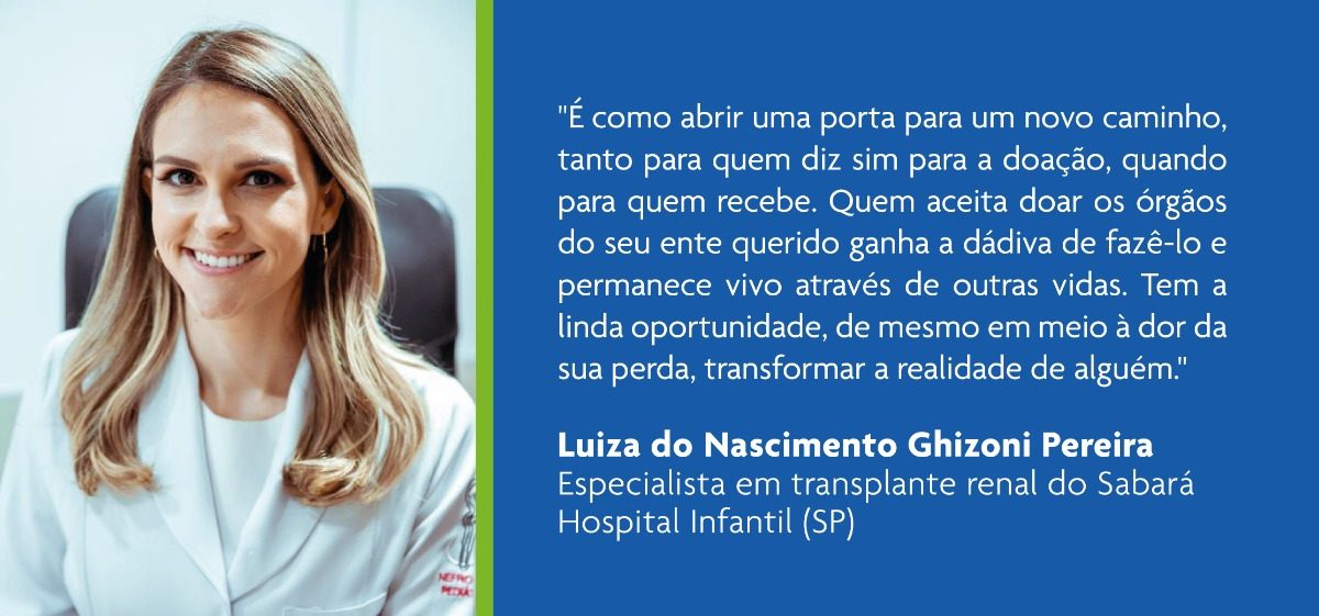 Dra. Luiza Ghizoni explica sobre transplante pediátrico na Revista Crescer