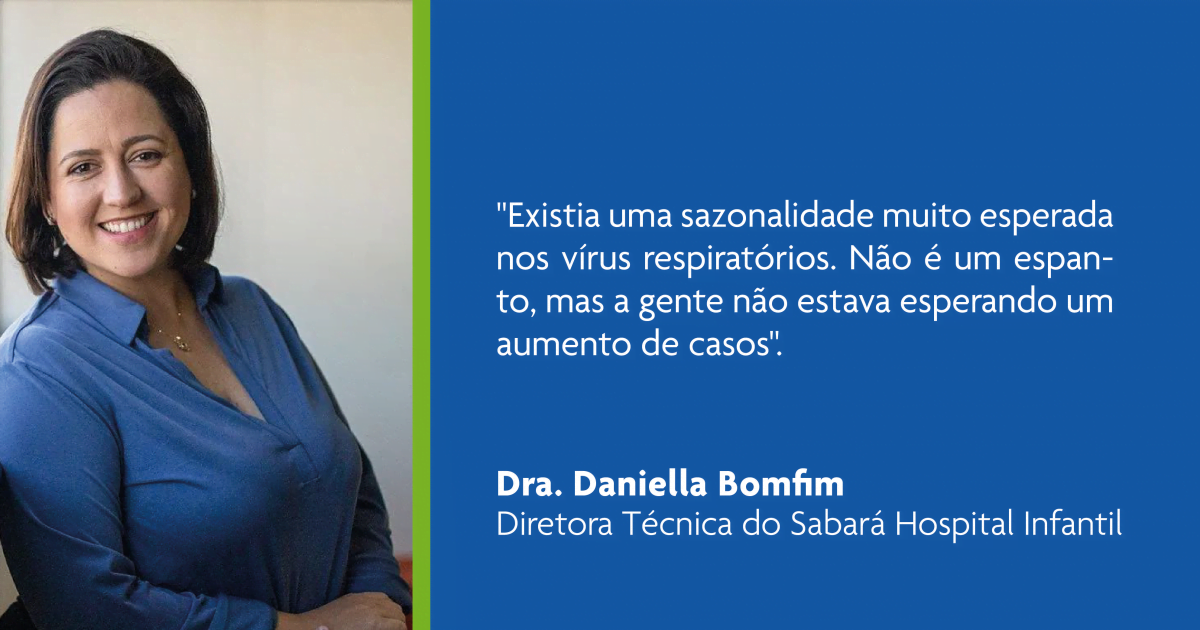 Dra. Daniela Bomfim, diretora técnica e pediatra, fala sobre doenças respiratórias para a TV Cultura