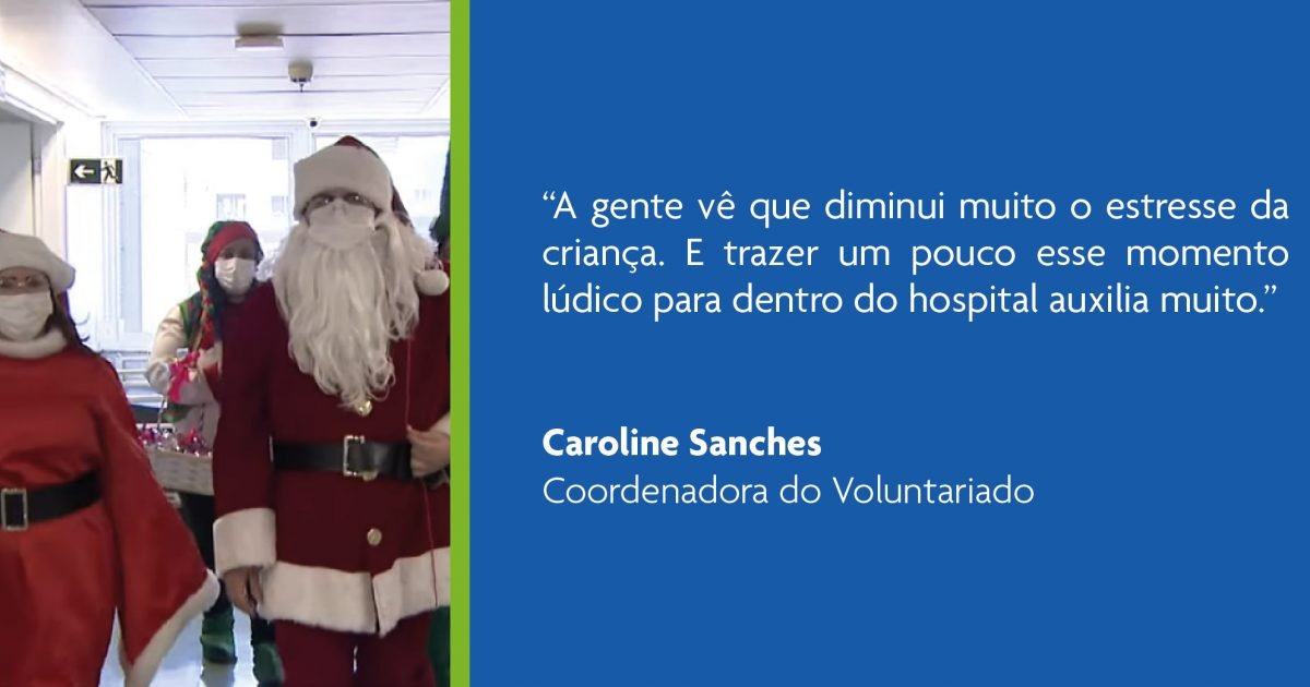 Ações do Dezembro Mágico da Rede de Humanização é destaque em matéria de Natal do SBT