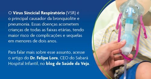 CEO do Sabará aborda sobre VSR no Blog da Veja Saúde