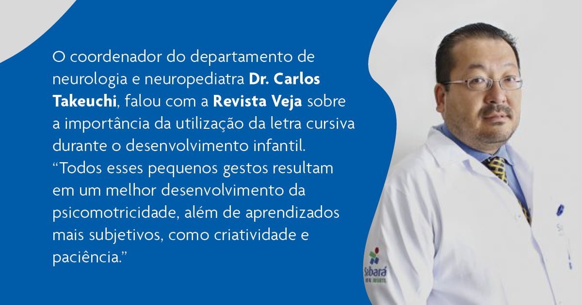 O coordenador do departamento de neurologia e neuropediatra Dr.Carlos Takeuchi, é entrevistado da Revista Veja