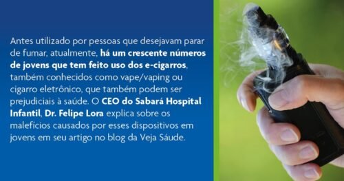 Os perigos do tabagismo na adolescência é o tema da coluna do Dr. Felipe Lora no blog da Veja Saúde